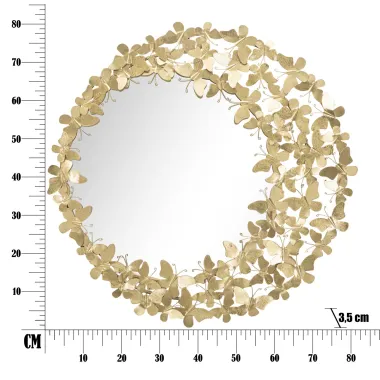 LUSTRO GLAM Butterfly WIND 81,5X3,5 cm (WYMIARY LUSTRA 55 cm)